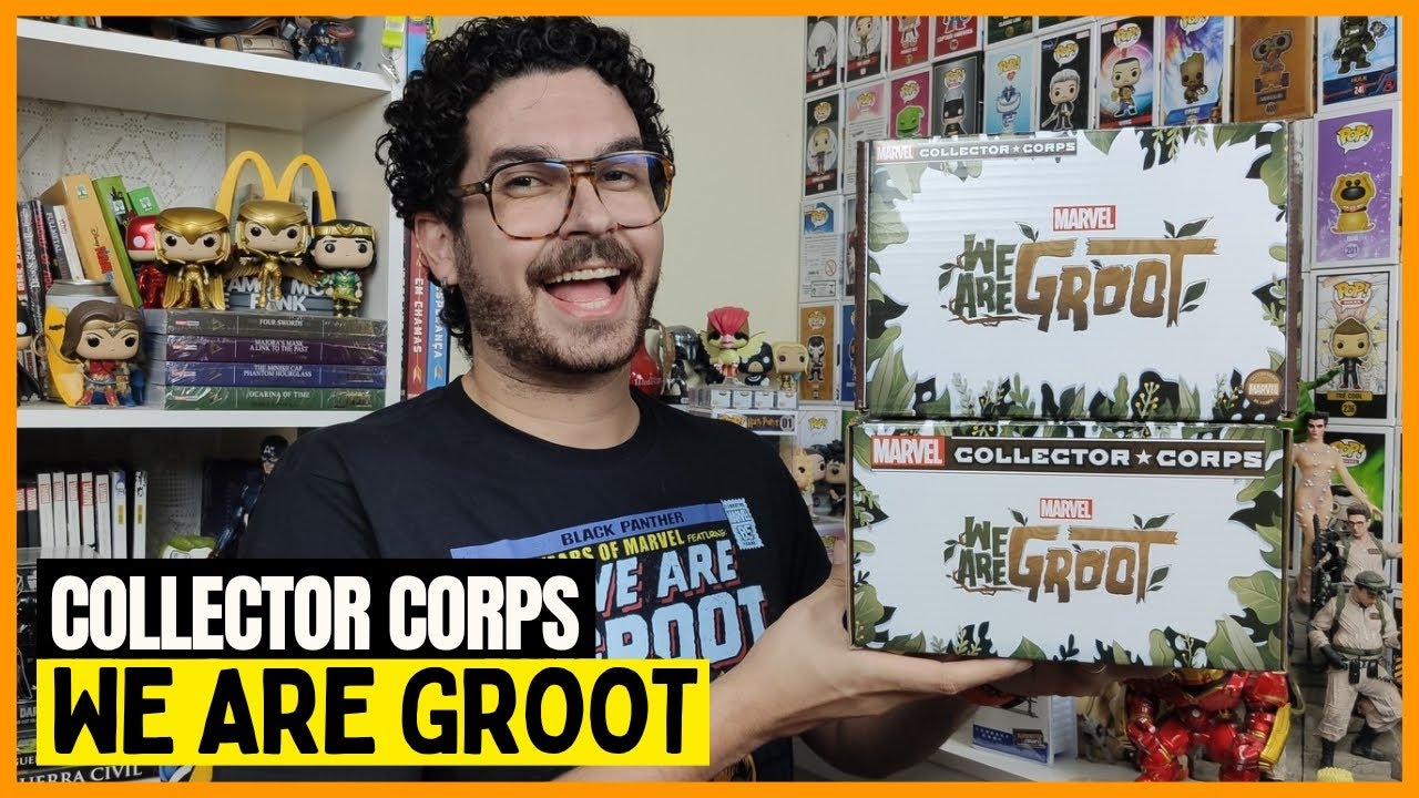 FUNKO MARVEL COLLECTOR CORPS WE ARE GROOT | UNBOXING