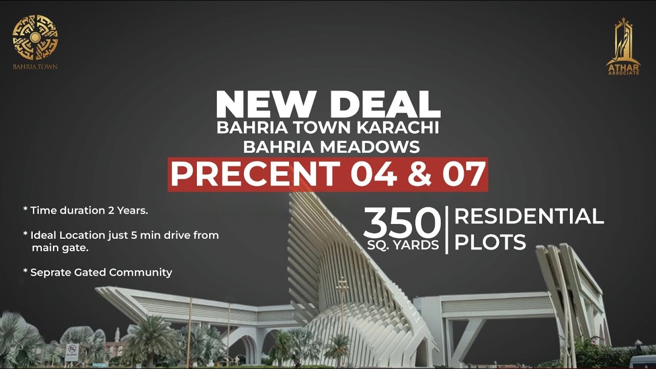 Bahria Meadows Karachi | Athar Associate | Bahria town karachi