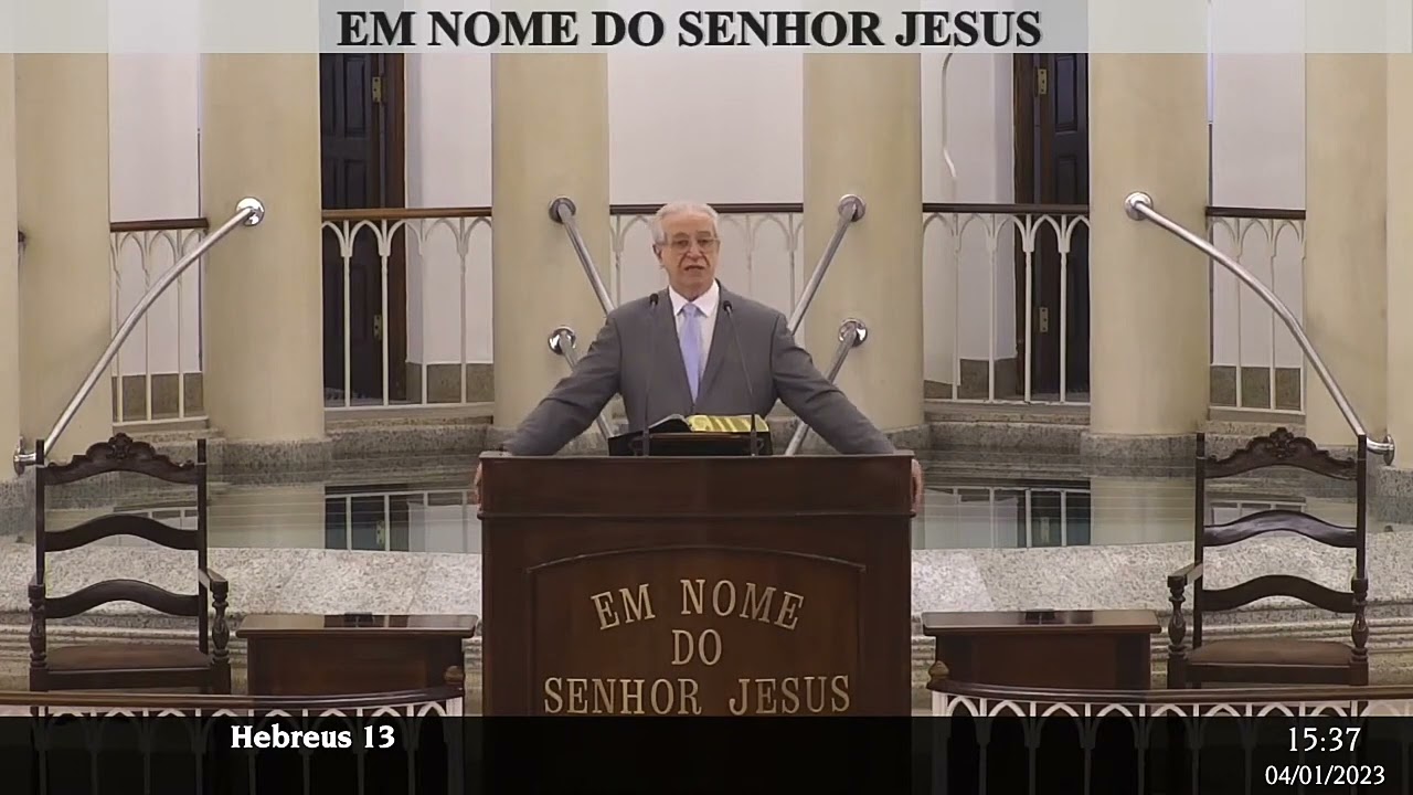 CCB ,pregação 2023:Hebreus cap:13(irmão Luiz Carlos ancião de BH,MG)ouçam...