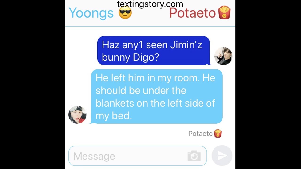 BTS Texting Story: (Jimin-Centric) Little!Jimin's Lost Toy