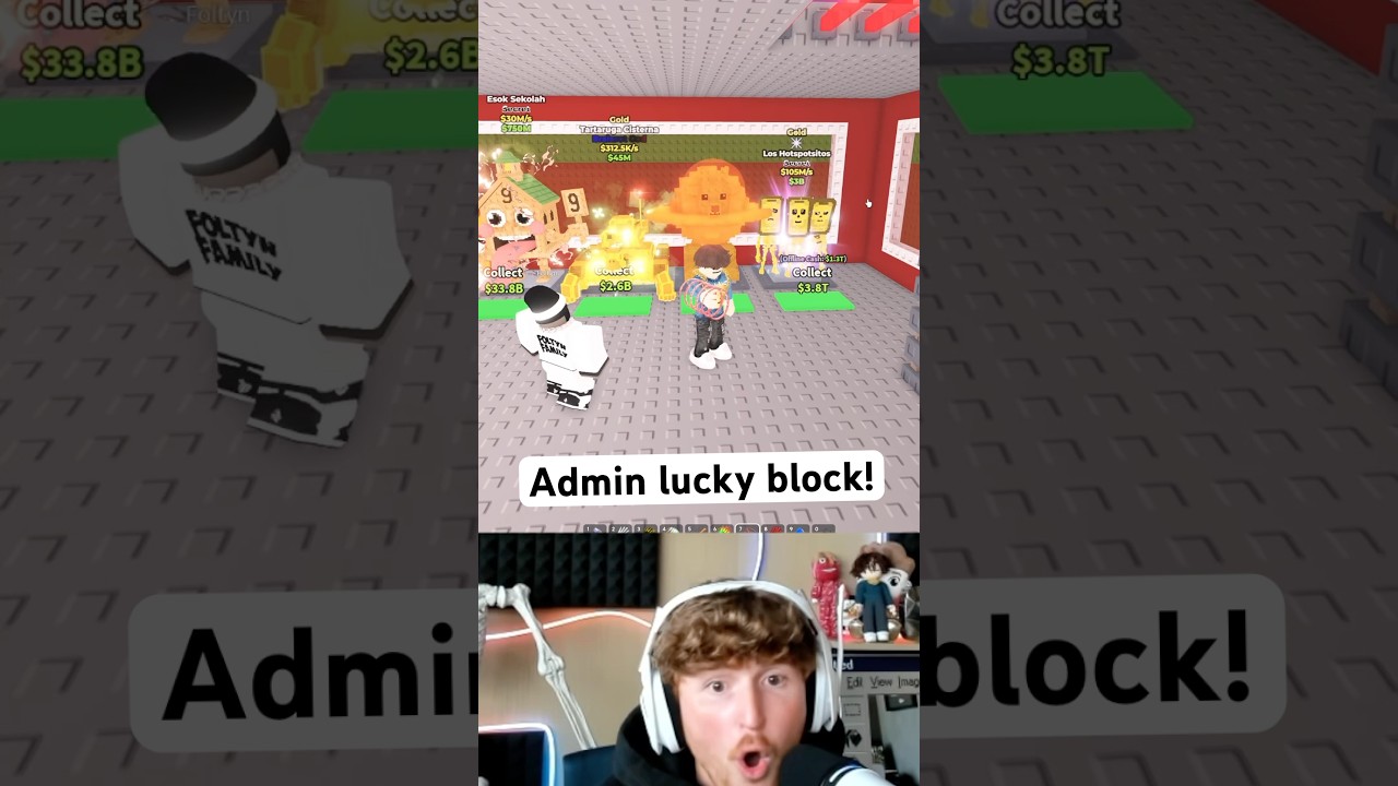 Caylus Opens a Rainbow Admin Lucky Block!