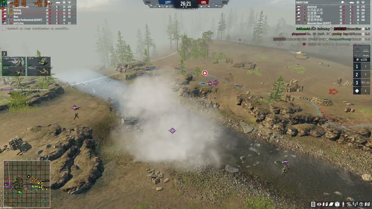 5v5 vs China Players 1