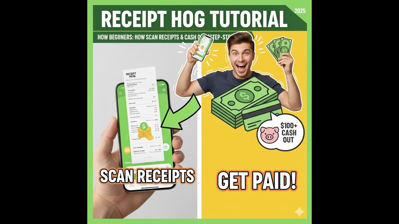 Receipt Hog Tutorial for Beginners: How to Scan Receipts & Cash Out (Step-by-Step Guide)