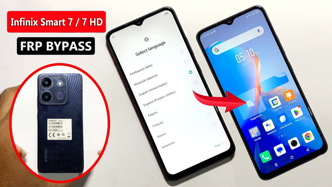 Infinix Smart 7 / 7 HD Frp Bypass 2026 | Remove Google Account Lock ! Apps Not Open (Without PC)