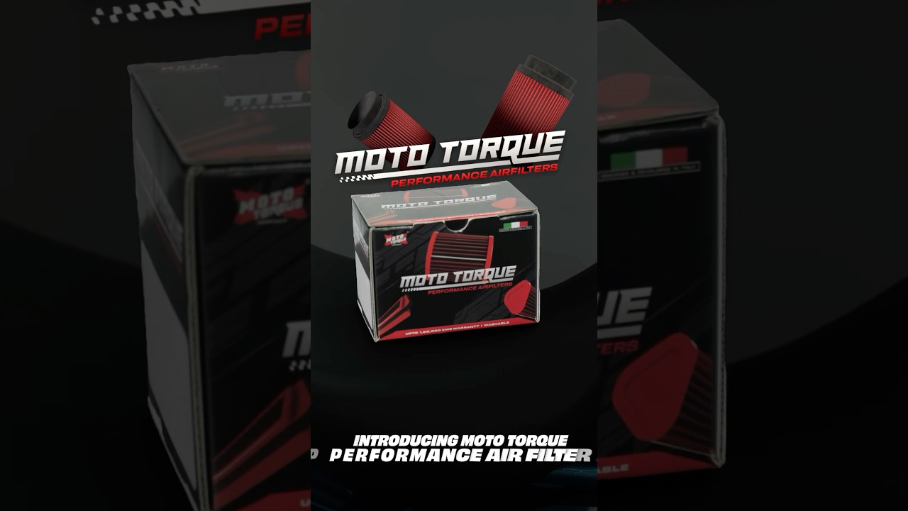 Breathe Power. Ride Longer. 🏍️🔥Introducing the all-new Moto Torque Performance Air Filter