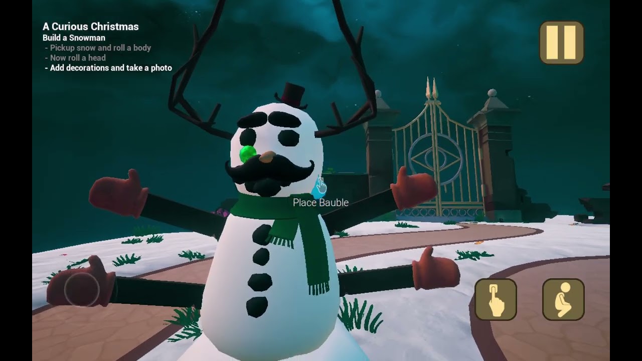 Part one playing the baby in a little christmas edition