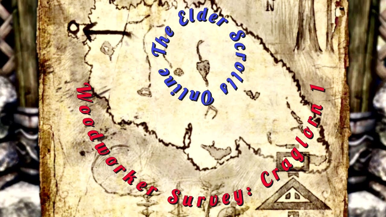 ESO: Woodworker Survey: Craglorn 1 - The Elder Scrolls Online Craglorn 1 Woodworker Survey Location