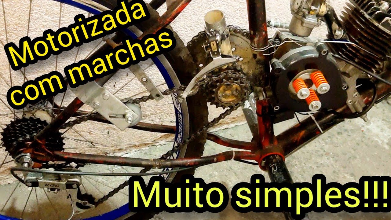 como fazer uma motorizada com marchas de forma simples?