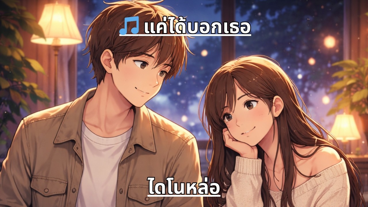 ไดโนหล่อ - แค่ได้บอกเธอ (Official audio)