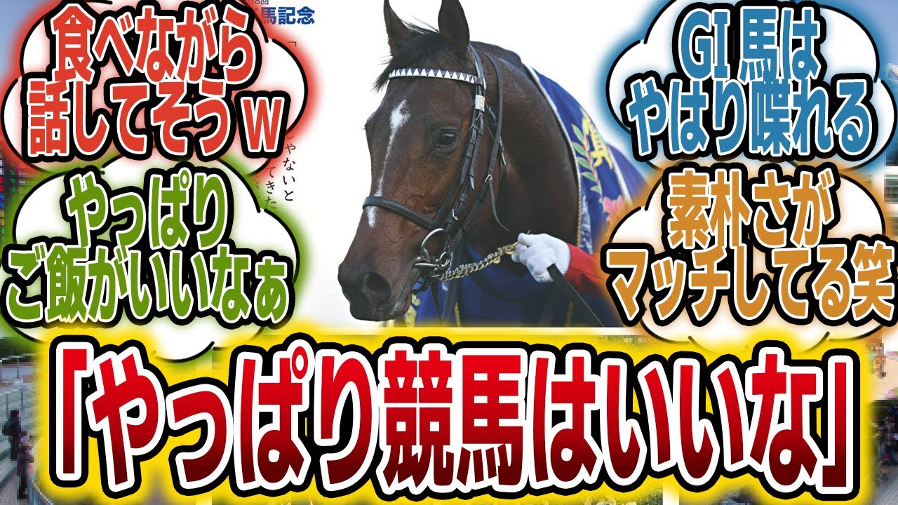 「おどう、喋る」に対するみんなの反応【競馬の反応集】