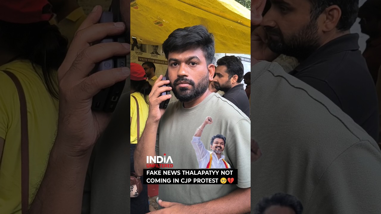 Abhijeet dipke about thapathy vijay joins cjp protest #shorts