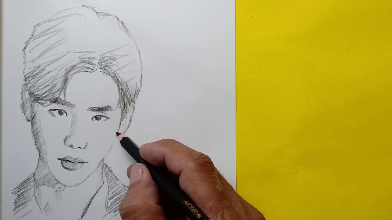 #leejongsuk #pencilsketch Lee Jong Suk    pencil sketch
