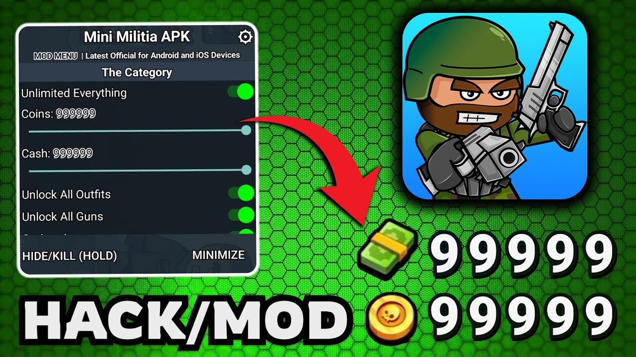 Mini Militia Hack 2026 &ndash; Unlimited Cash & Coins with this Mini Militia MOD APK for iOS & Android
