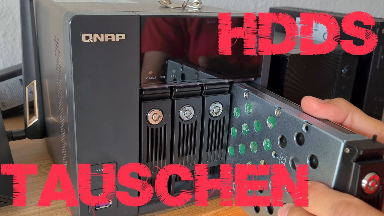 QNAP NAS - gr&ouml;&szlig;ere Festplatten einbauen und ONLINE RAID ERWEITERUNG