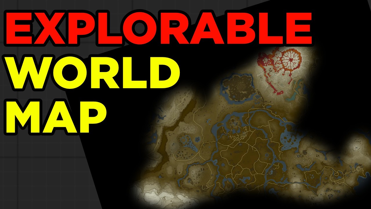 How to make a Revealable World map in Unreal Engine