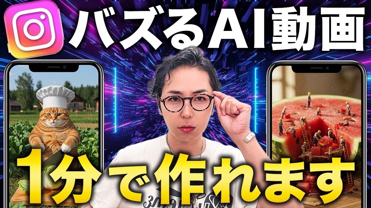 【最強アプリ】この方法ならバズるAI動画が1分で作れます【Filmoraフィモーラ】