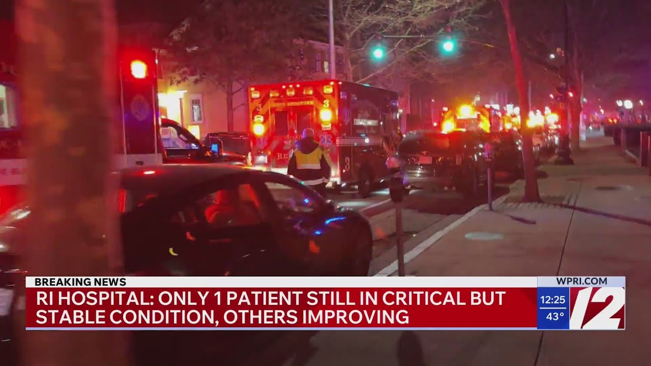 RI Hospital: Only 1 patient still in critical but stable condition, others improving