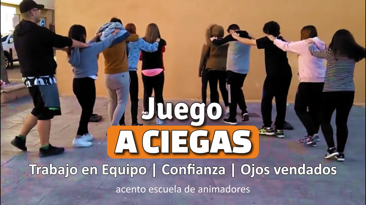 Juego 𝑨 𝑪𝑰𝑬𝑮𝑨𝑺. Trabajo en Equipo | Confianza | Ojos vendados | Señales | Dinámica de Grupo