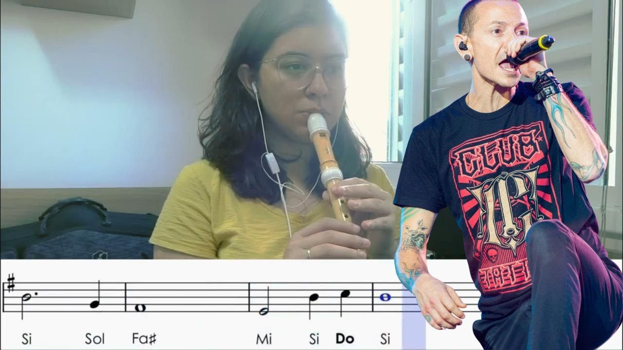 In The End (Linkin Park) - FLAUTA DOCE COM NOTAS - Multi Raquel Dias