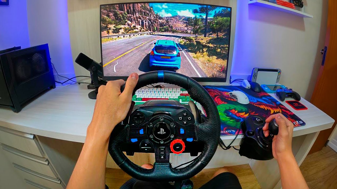 Montando meu Primeiro Setup com Volante (Logitech G29)