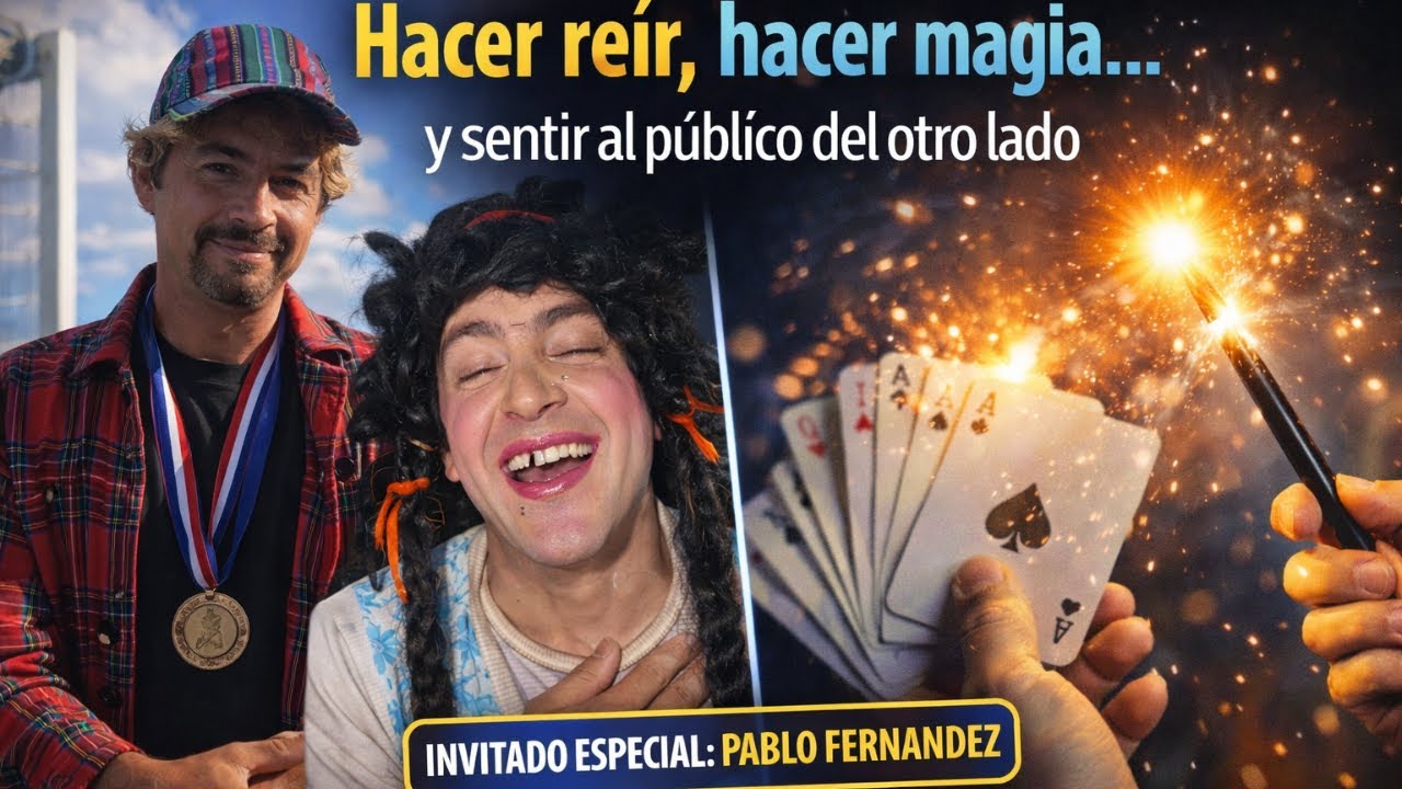 Hacer reír, hacer magia… y sentir al público del otro lado