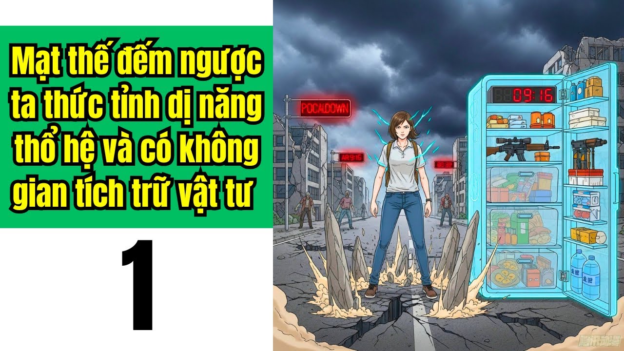 Tập 1 | Mạt thế đếm ngược ta thức tỉnh dị năng thổ hệ và có không gian tích trữ vật tư  | Tang Thi