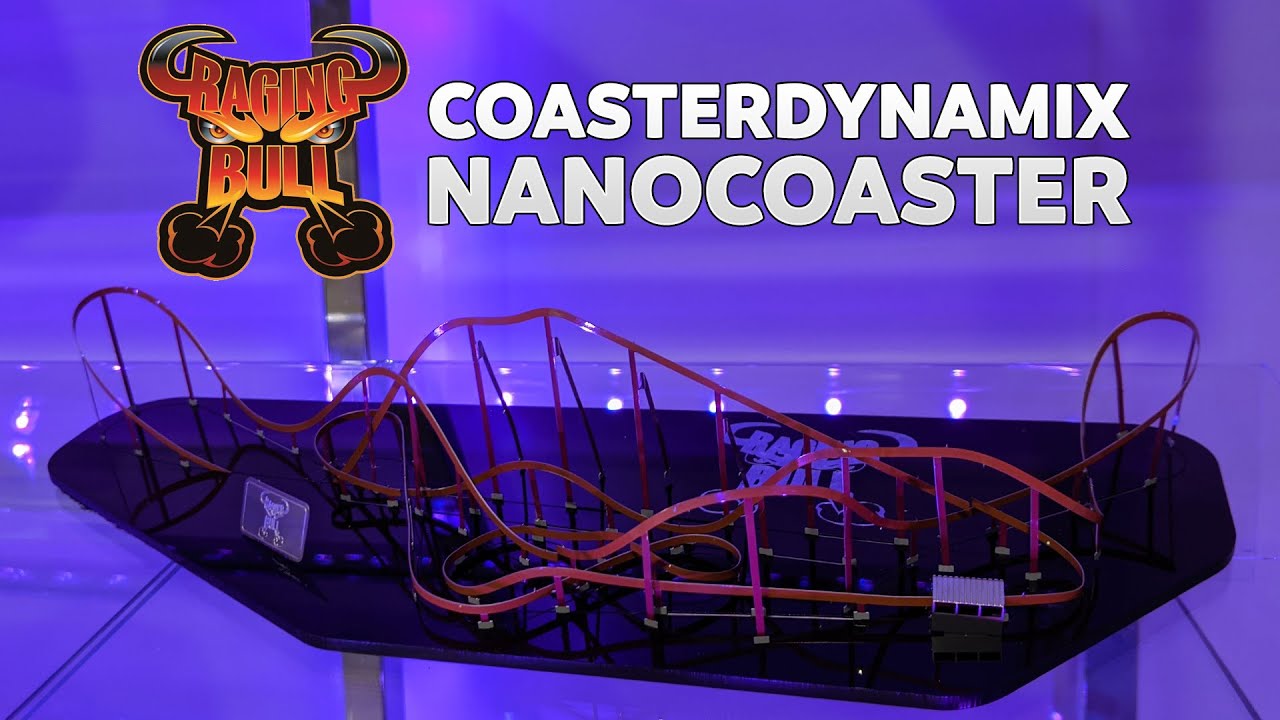Raging Bull at Six Flags Great America Nanocoaster from CoasterDynamix Assembly and Review
