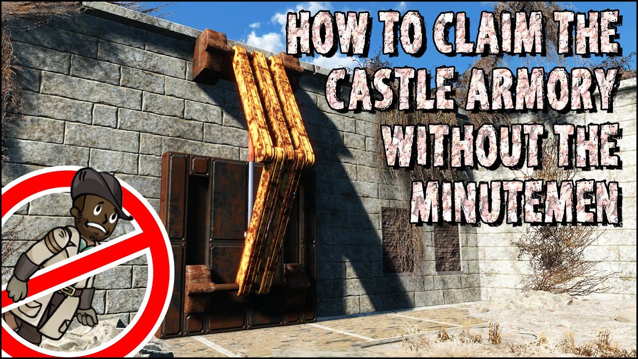 How to Get into the Castle Armory without the Minutemen in Fallout 4