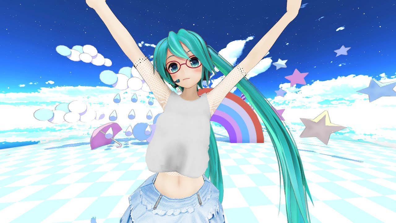 【MMD VR180 4K】初音ミク Wavefile【YYB Hatsune Miku】
