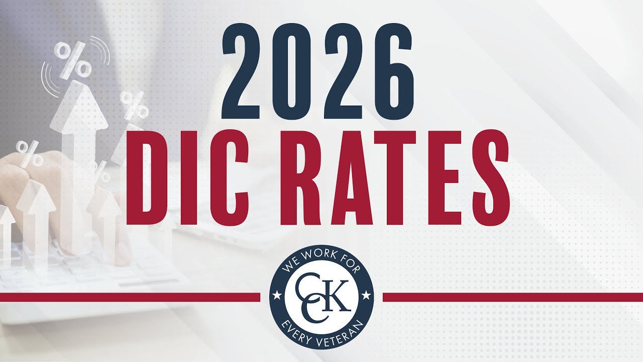 2026 VA Dependency and Indemnity Compensation (VA DIC) Rates
