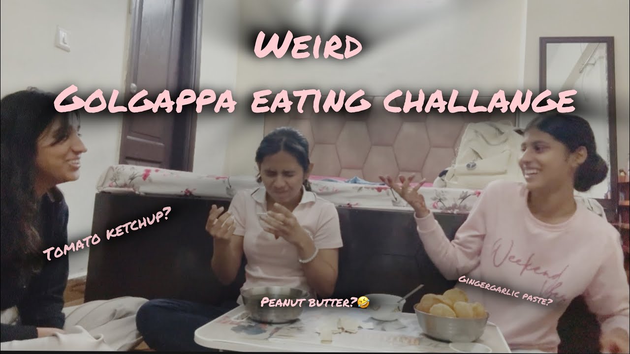 WEIRD GOLGAPPA CHALLENGE 🤣