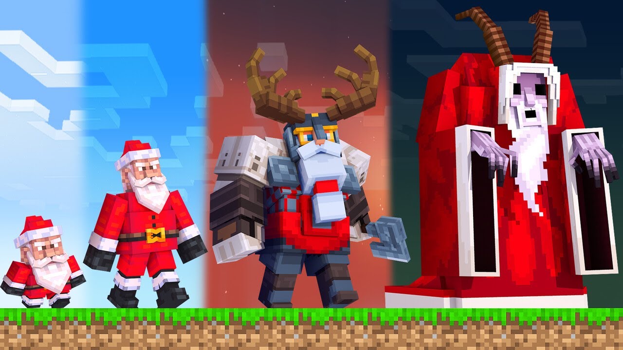 Upgrading SANTA Into a God in Minecraft