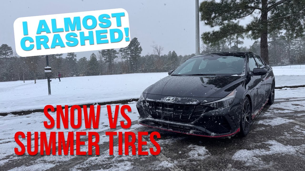 Driving my Hyundai Elantra N In The Snow 🥶