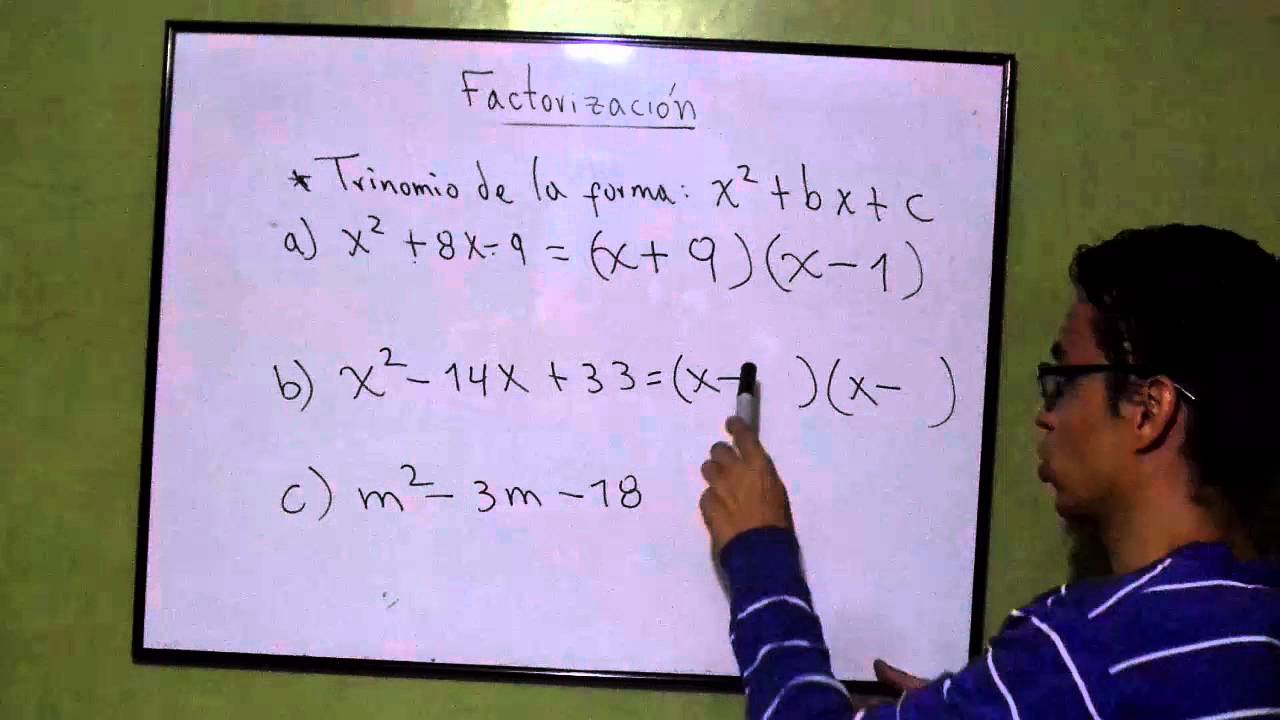 Factorización por tanteo