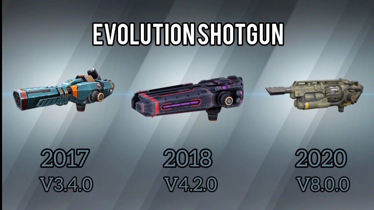The evolution of shotguns in War Robots | Medium weapons