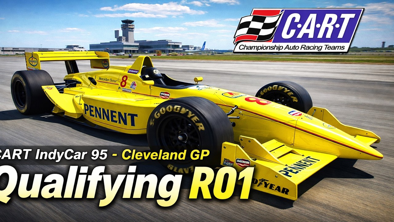 Saturday Sprints with CART Indycar '95 at the Cleveland GP – Qualifying R01 [OverTake.gg]