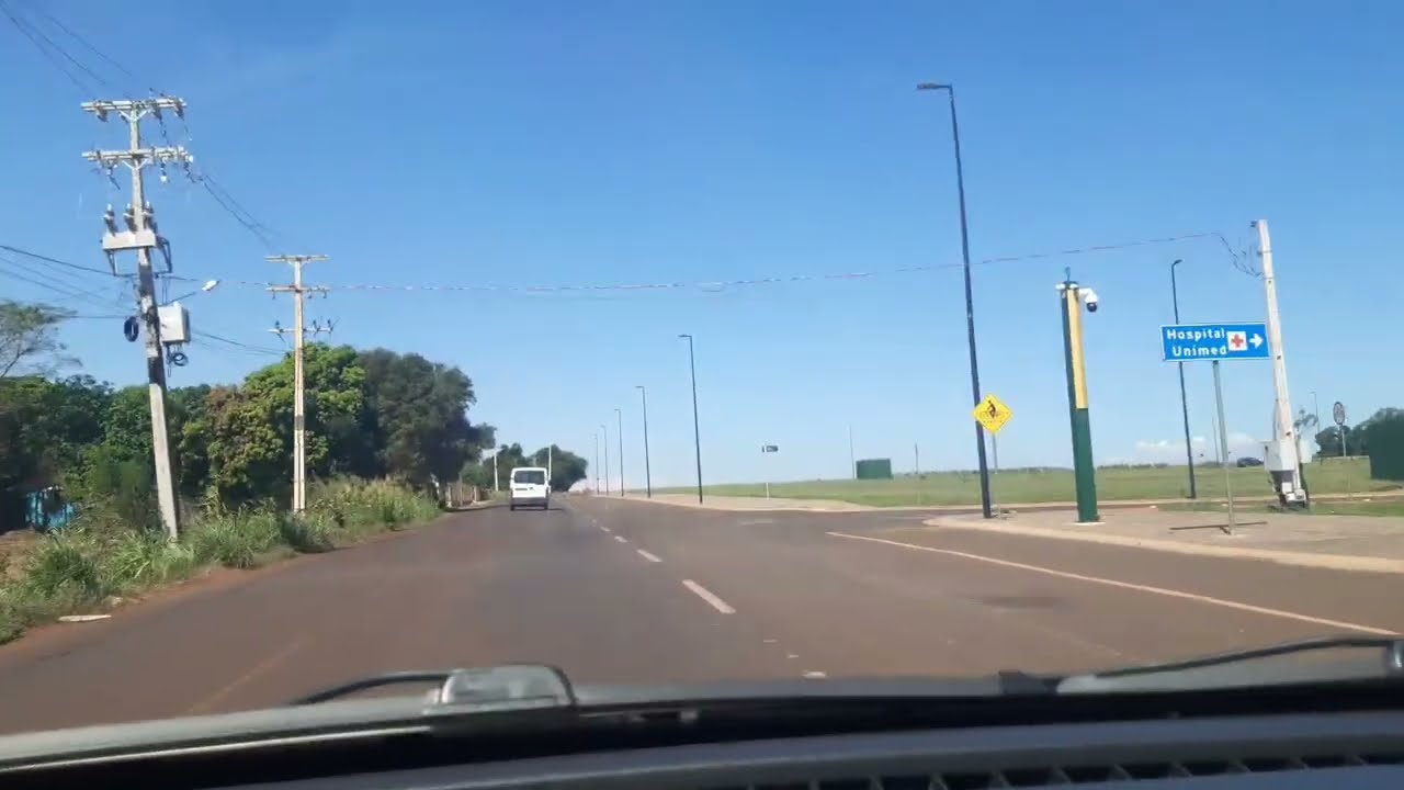 Sai do trabalho e fui buscar minha esposa lá pro lado da BR