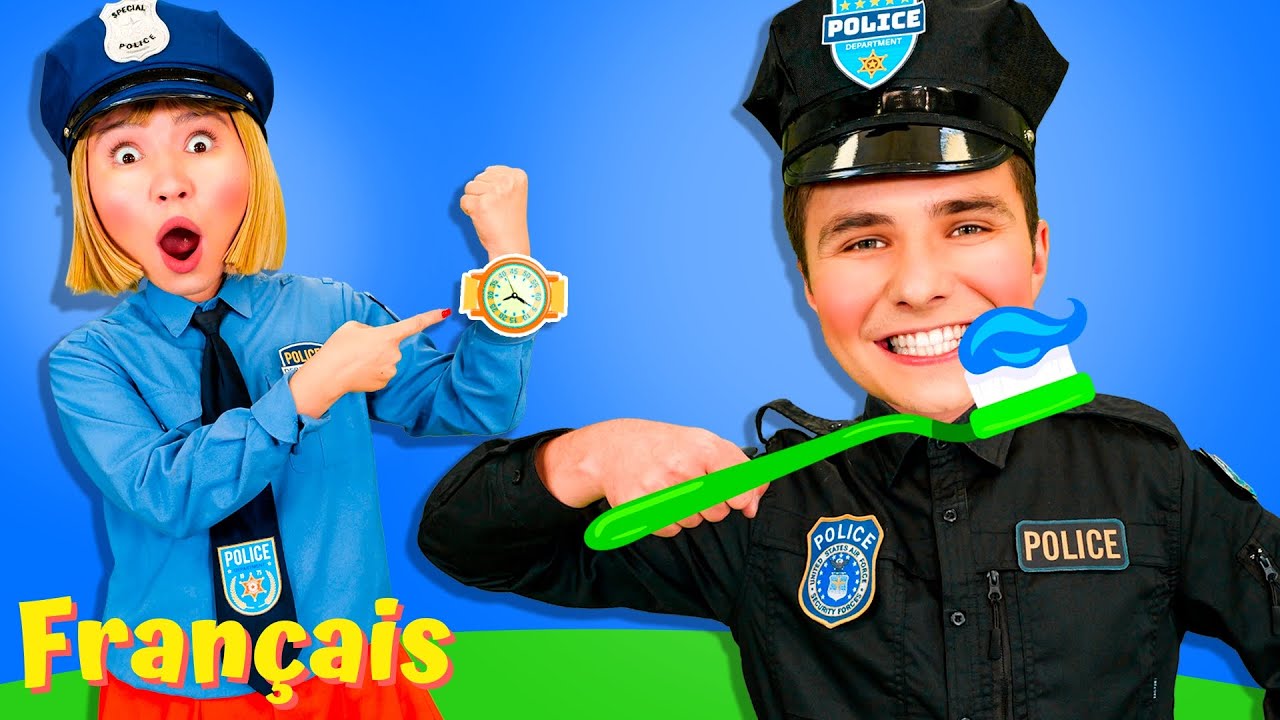 Mr. Policier, Mets Tes Chaussures | Chansons pour bébés | Coco Froco Français