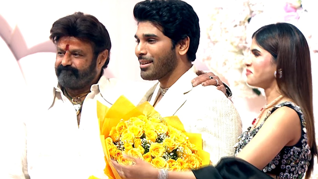 Nandamuri Balakrishna At Allu Sirish Wedding Reception | Allu Arjun | TFPC