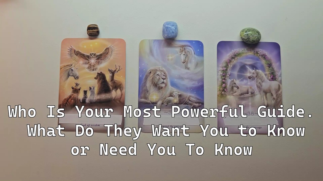Who is Guiding You Right Now: Pick A Card