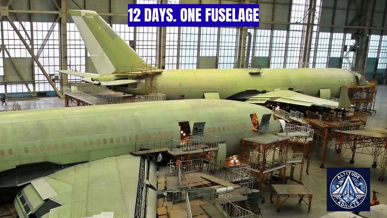 12-дневный цикл сборки фюзеляжа российского Ту-214: как он соотносится с показателями Boeing, Air...