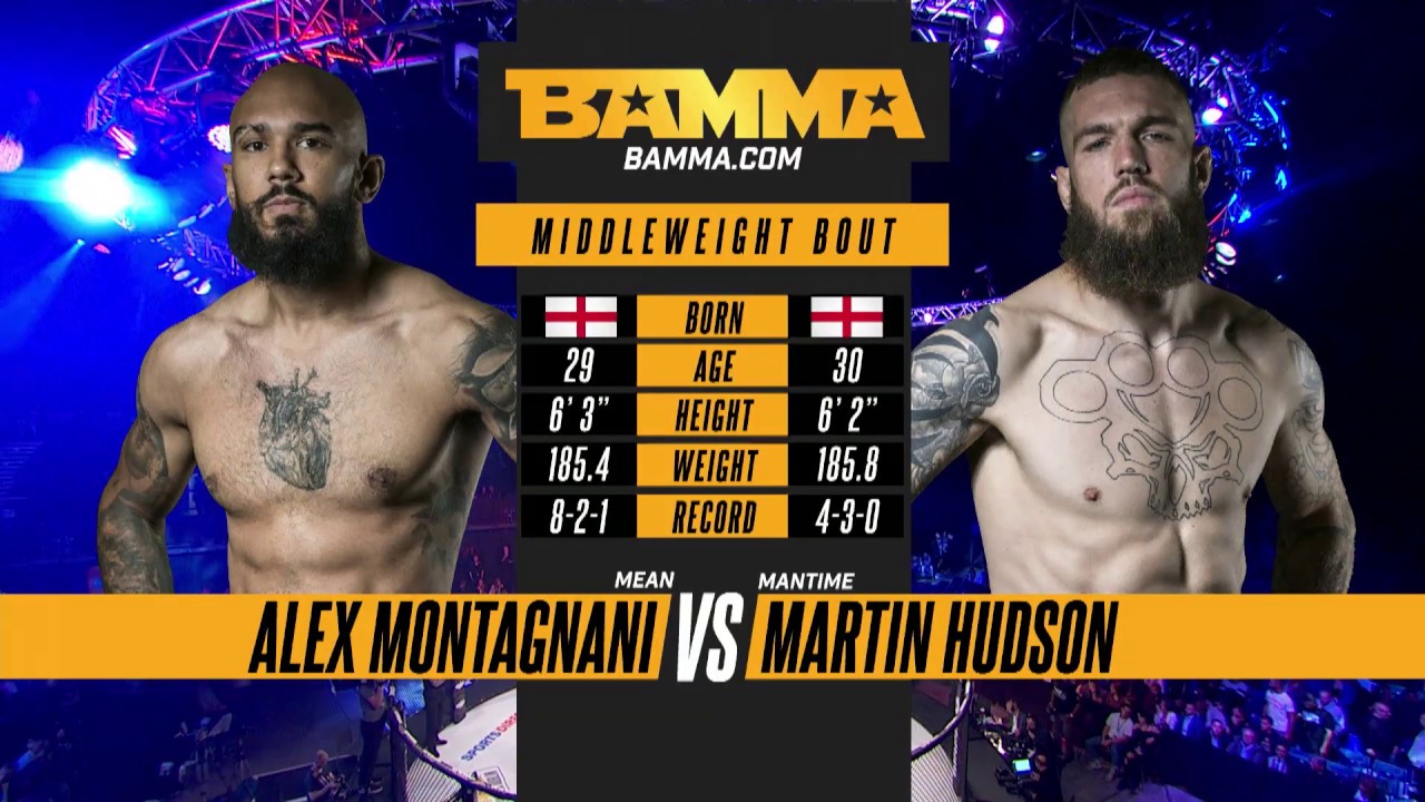 BAMMA 31: Alex Montagnani vs Martin Hudson