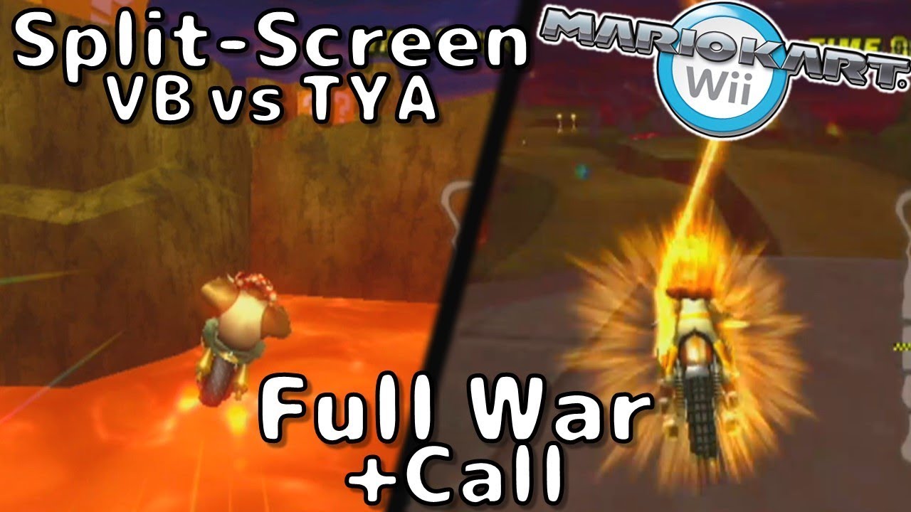 VB vs TYA - Full Clan War with Call + Split-Screen - Mario Kart Wii Wiimmfi League Division 8
