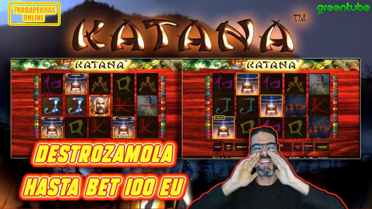 🔴 KATANA ⚔ - NOVOMATIC GREENTUBE | DESTROZAMOLA HASTA BET 100 🤑 |TRAGAPERRAS ONLINE-LOCO TRAGAPERRAS