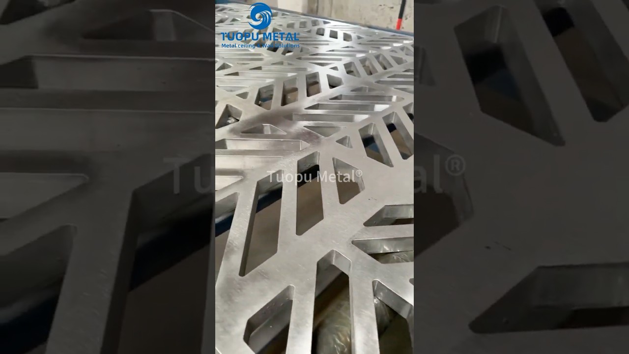 Transforming aluminum panels into architectural art 