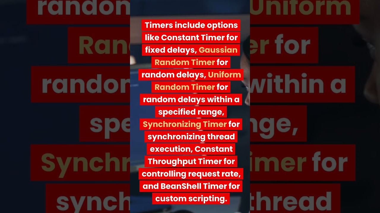What are JMeter Timers?