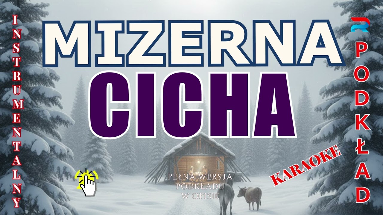 Mizerna cicha - Kolęda | Nowy Podkład Instrumentalny/ Karaoke/Pełna wersja w opisie