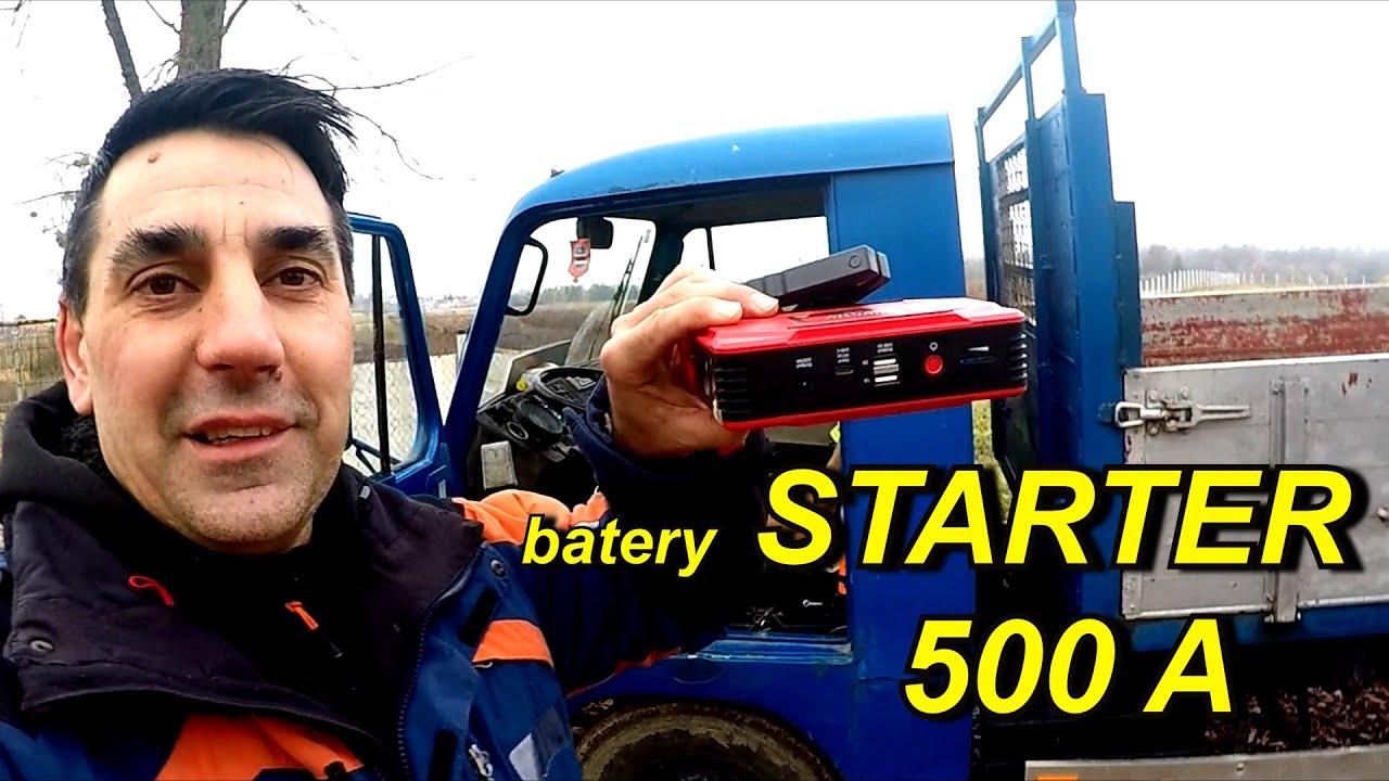 TAMIĆ ne može upaliti / Parkside Lidle JUMP STARTER 12V 500A pali kamion bez problema