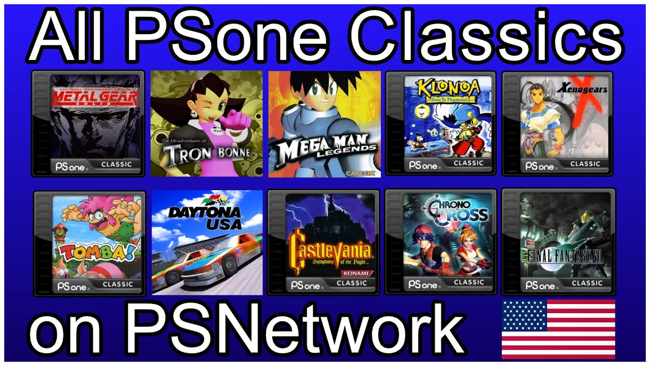 All Psone Classic Games on PS3 before PlayStation Store closes!