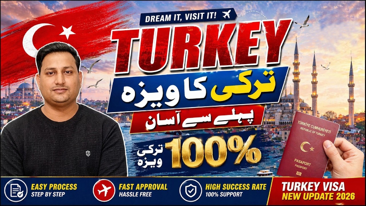 Turkey Visit Visa for Pakistani 2026 | Complete Guide | Documents, Fees & Process 🇹🇷